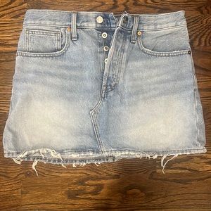 Madewell denim skirt